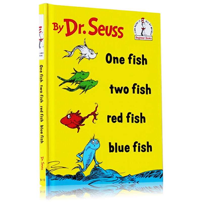 #蘇斯博士英文原版繪本 精裝 一條魚 兩條魚 紅色的魚 藍色的魚 One Fish Two Fish Red Fish Blue Fish 廖彩杏書單 Dr Seuss