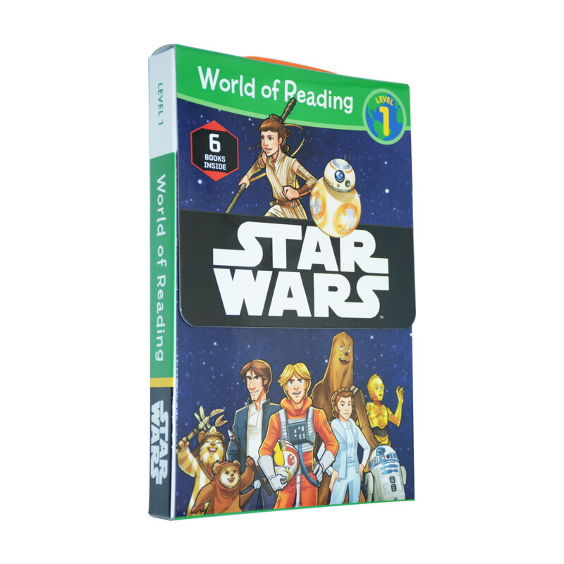 迪士尼星球大戰 L1 Disney Star Wars World of Reading 英文原版 迪士尼星球大戰分級讀物 6本冊