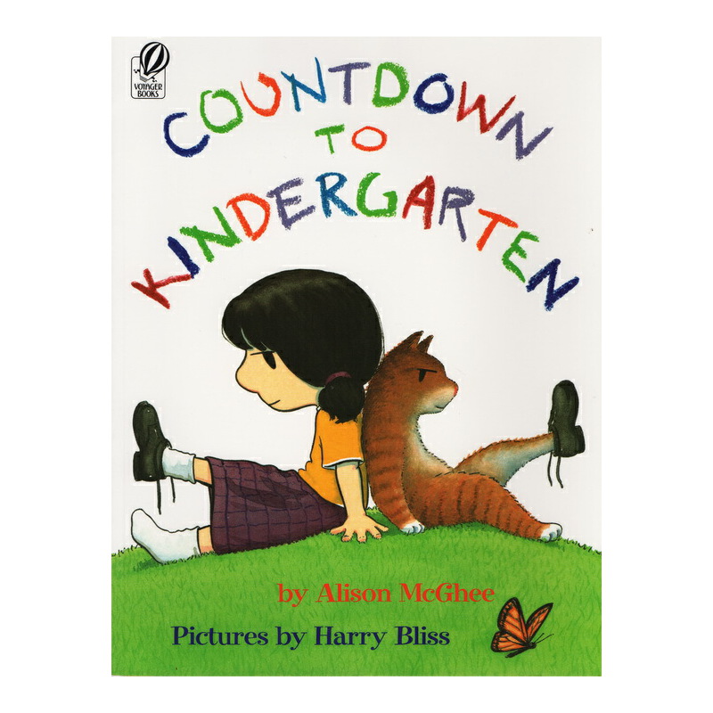 英文原版 Countdown to Kindergarten 馬上上學了 兒童圖畫故事書 紐約時報