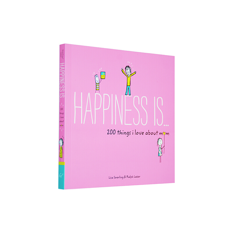 Happiness Is..幸福是.. 英文原版 200 things I Love About mom 200件關於我愛媽媽的事 母親節母愛繪本
