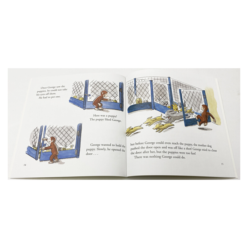 英文原版繪本 Curious George Around Town 好奇的喬治猴 dinosaur discovery 6冊禮盒裝 Margret Rey H. A. Rey
