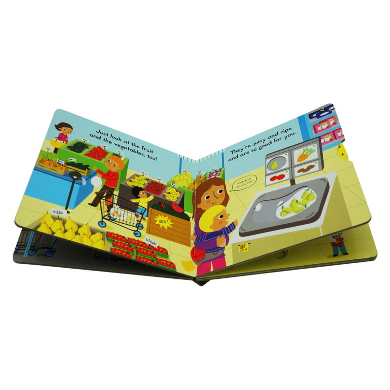 Busy Supermarket 系列 英文原版繪本 繁忙的超市 兒童操作機關書 學習性的幼兒遊戲紙板書