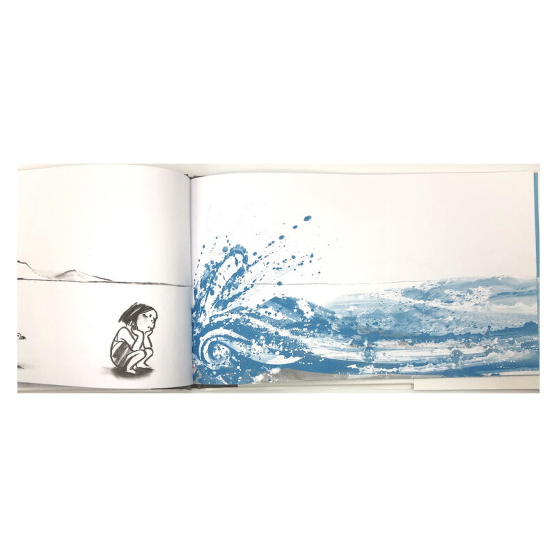 英文原版繪本 Wave 海浪 精裝繪本 Suzy Lee 風格插畫 兒童圖畫書 Chronicle出品