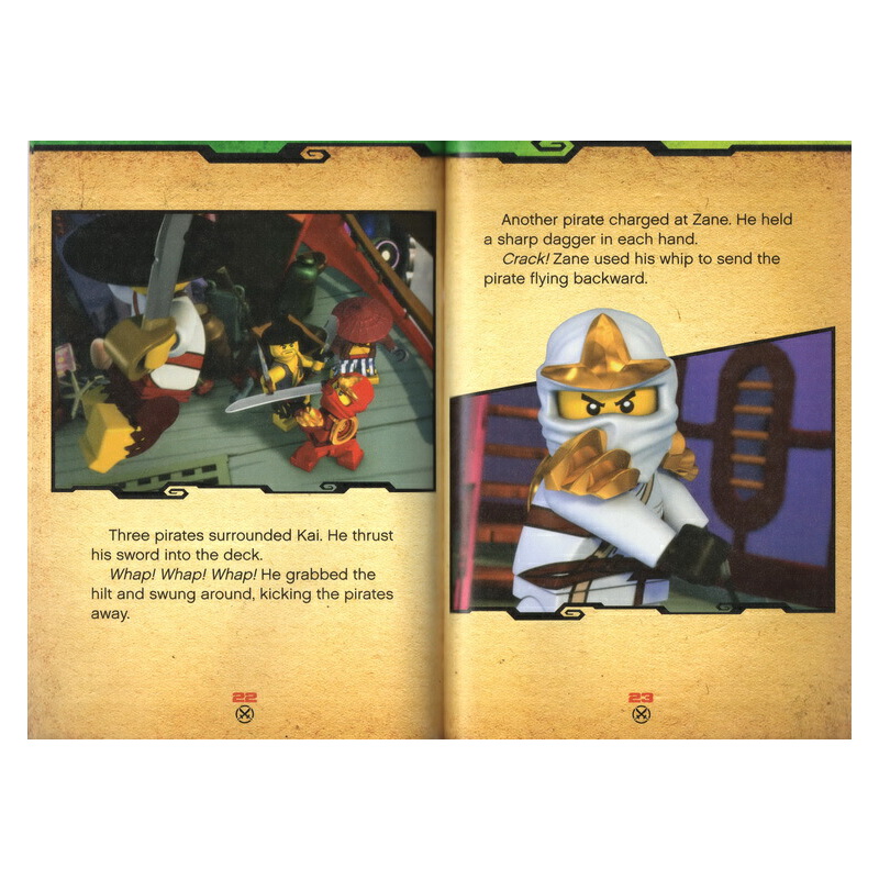 英文原版 Lego Ninjago Reader 樂高幻影忍者4冊 全綵初級閲讀 Scholastic Readers L2 學樂兒童分級讀物