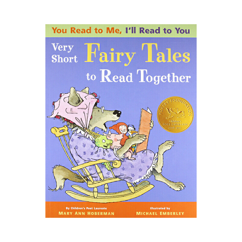 你給我讀我給你念 經典童話 英文原版 Very Short Fairy Tales to Read Together 韻文童謠閲讀 紐約時報熱銷系列 親子互動圖文書