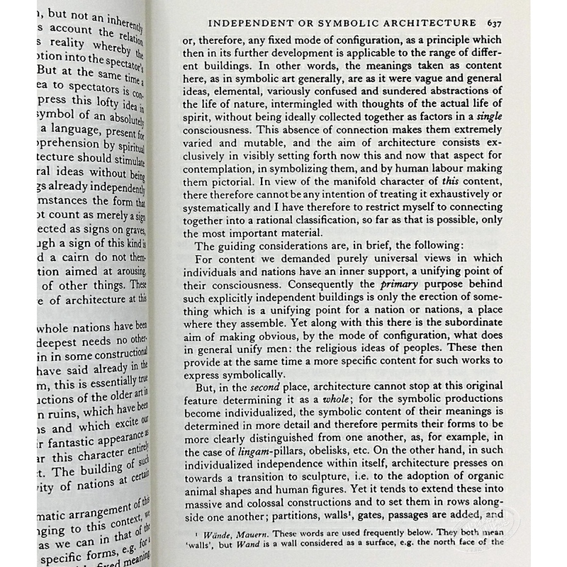 Aesthetics Volume 2 英文原版 美學 美術講座 V.2 G.W.F Hegel