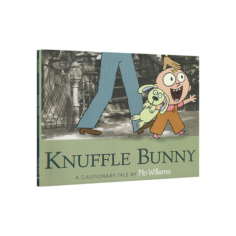 英文原版繪本 Knuffle Bunny 古納什小兔三步曲 兒童啟蒙繪本3冊 凱迪克繪本獎 小豬小象同作者 Mo Willems 紐約時報暢銷童書