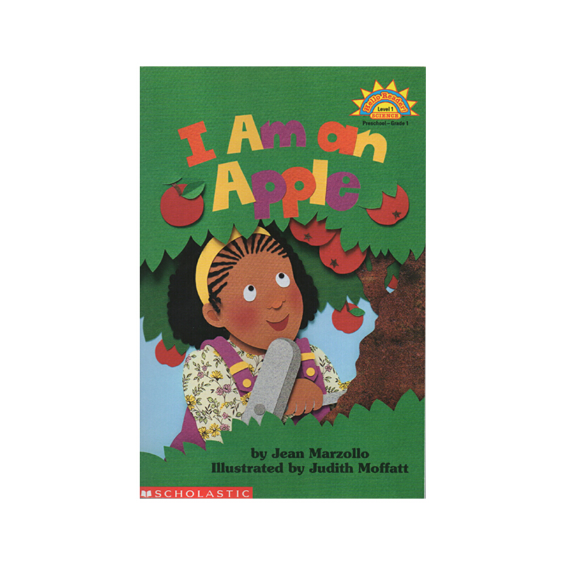 廖彩杏書單英文原版繪本 I Am an Apple 我是蘋果 Scholastic Reader L1 學樂分級科普閲讀繪本圖畫書讀物
