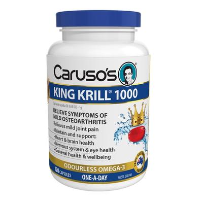 Caruso's NatUral Health King 磷蝦油膠囊  120粒