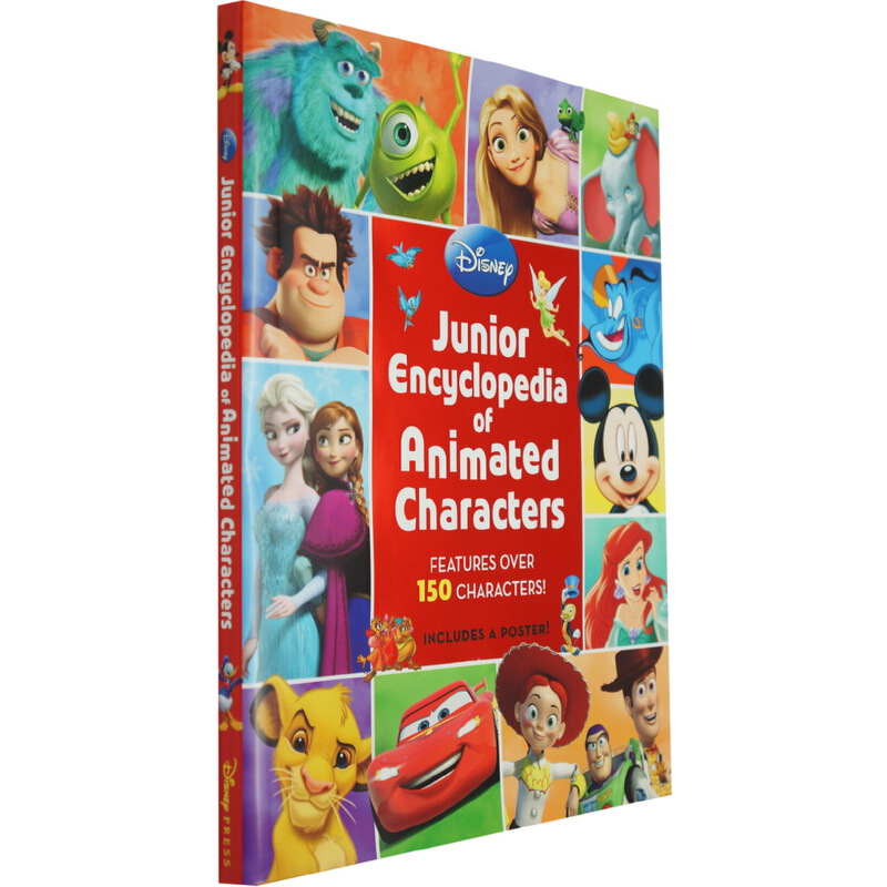 迪斯尼英文原版繪本 Disney Junior Encyclopedia of Animated Characters 動畫人物小百科