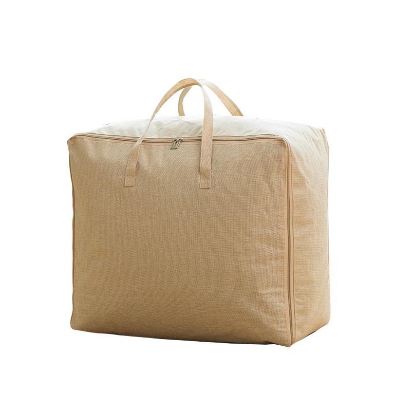 防水棉麻壓線收納袋整理袋衣服被子棉被袋