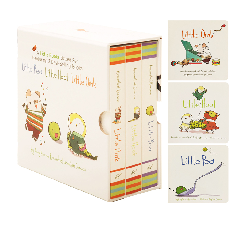 英文原版 兒童習慣培養行為矯正繪本 3冊紙板書禮盒裝 Duck! Rabbit! 鴨子!兔子! 作者