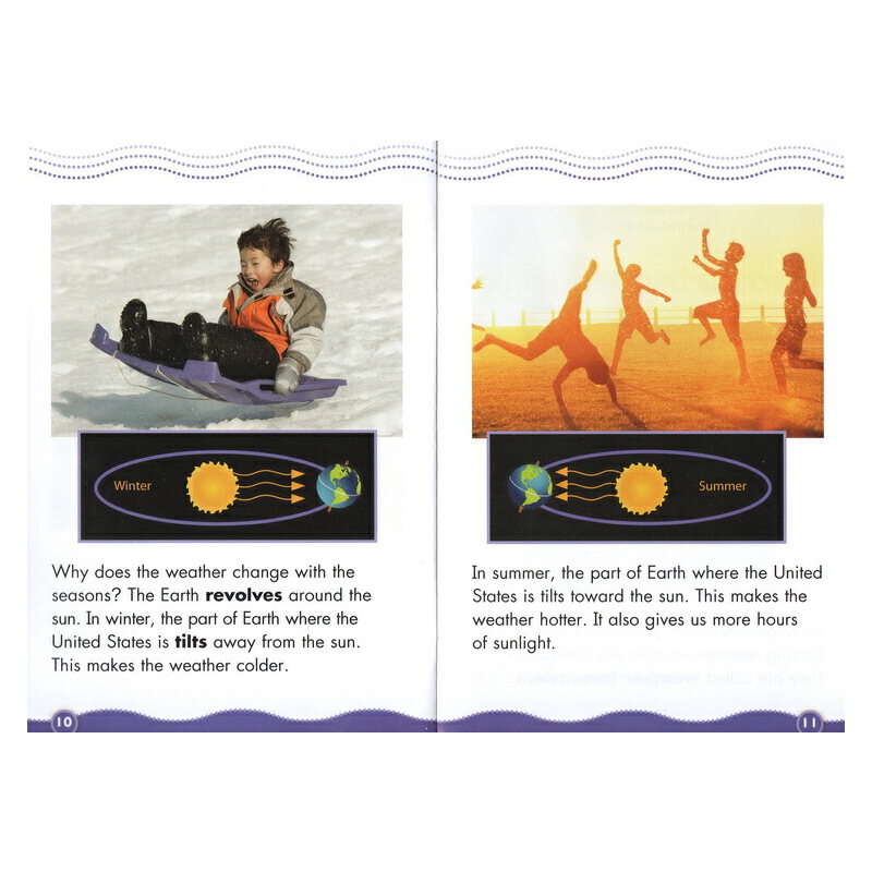 英文原版 Science Vocabulary Readers Wild Weather 6冊合售 自然天氣繪本系列 兒童科學科普繪本 贈指導手冊