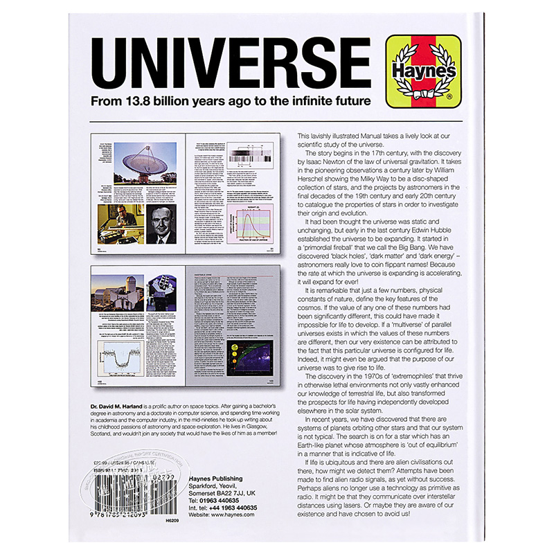 宇宙手冊 英文原版 Universe Manual (Haynes Manuals) David M. Harland J H Haynes & Co Ltd 精裝