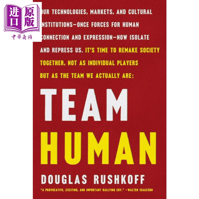 道格拉斯 洛西科夫 團隊人 Team Human 英文原版 Douglas Rushkoff