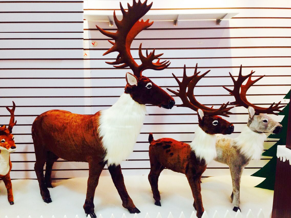聖誕裝飾用品馴鹿美陳户外佈置聖誕鹿梅花鹿糜鹿馴鹿