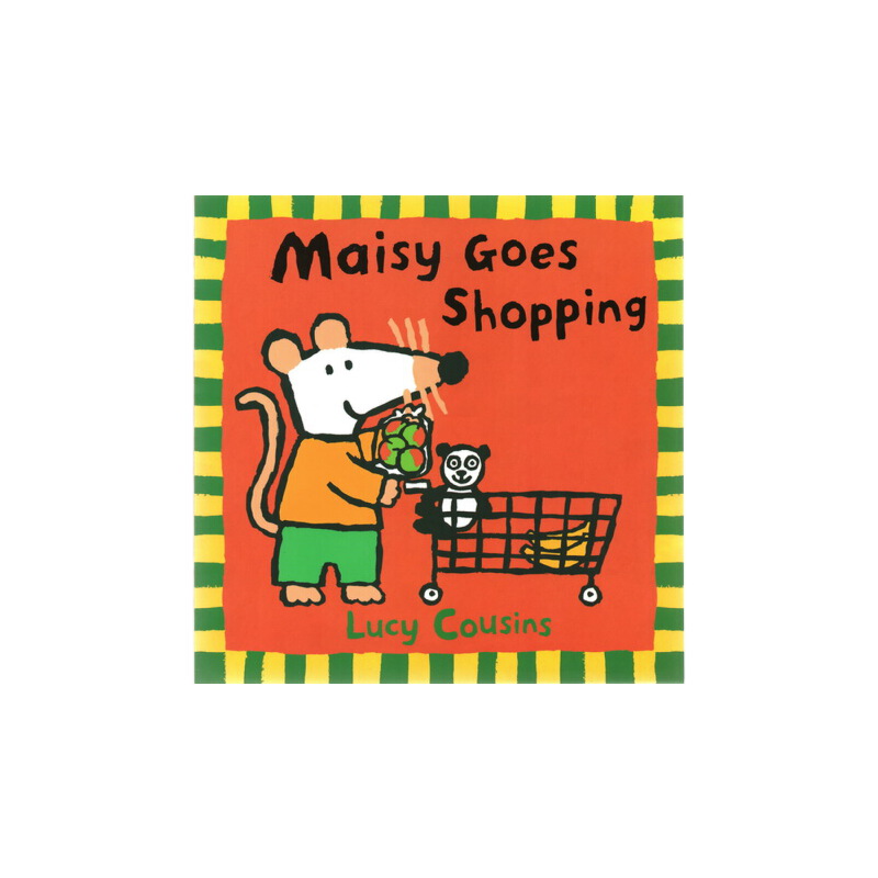 英文原版繪本 Maisy Goes Shopping系列 小鼠波波去購物 廖彩杏推薦啟蒙圖畫書