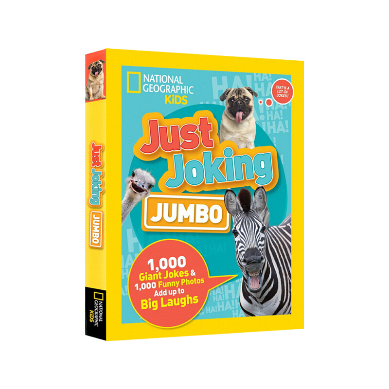 英文原版 Just Joking Jumbo 1 內含1000張有趣圖片 美國國家地理 兒童啟蒙科普百科