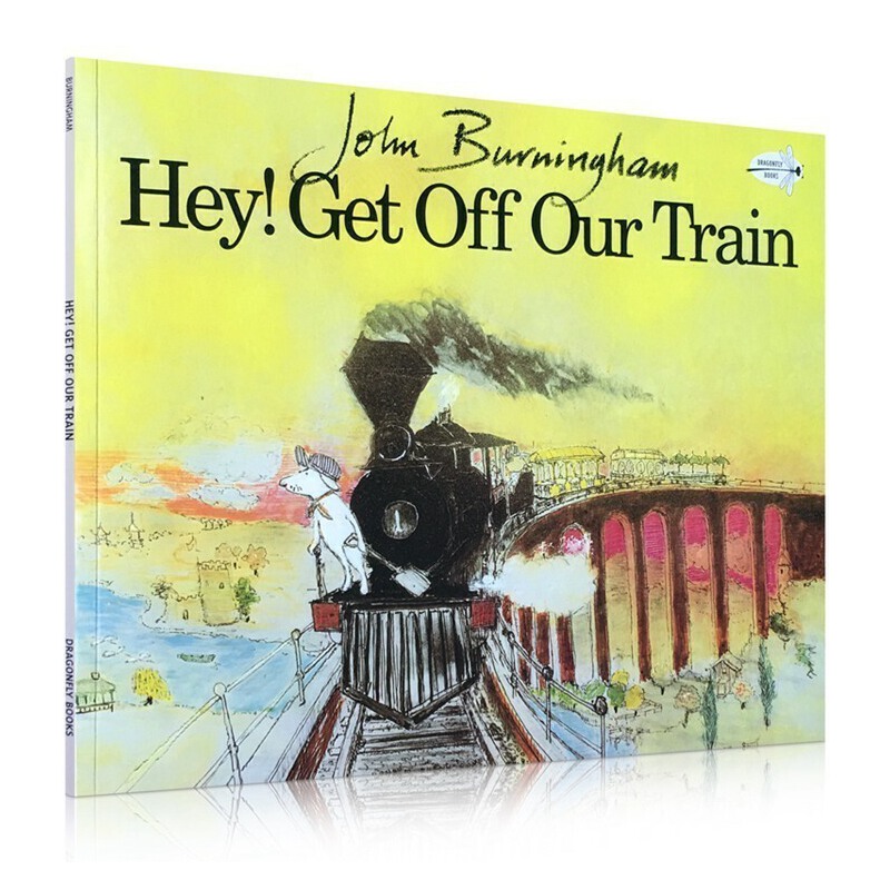 英文原版繪本 Hey!Get Off Our Train 吳敏蘭書單推薦繪本 John Burningham 兒童圖畫故事書