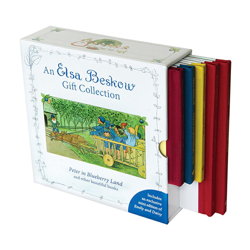 英文原版繪本 Elsa Beskow Gift Collection 太陽蛋5本盒裝 艾莎貝斯蔻情商性格教育繪本 瑞典繪本大師Elsa Beskow