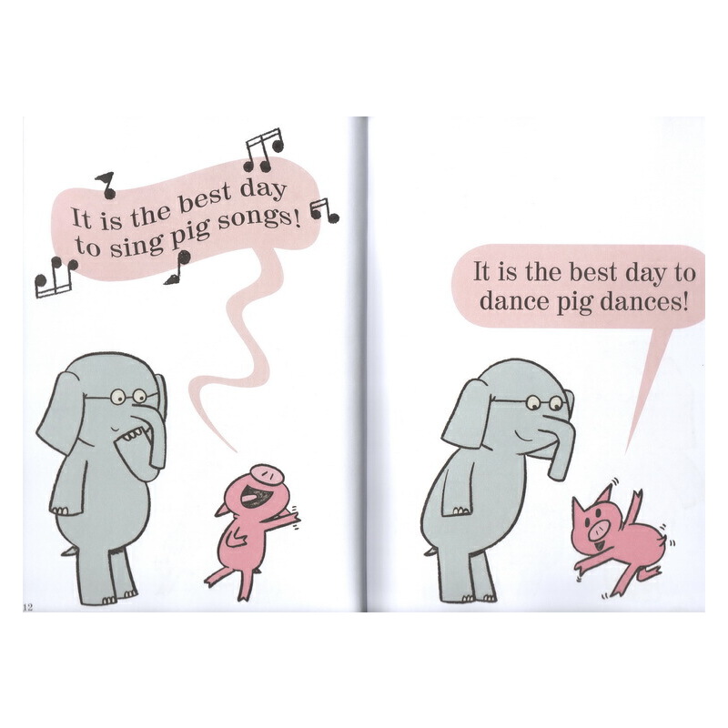 小豬小象系列 An Elephant and Piggie Book 英文原版 Happy Pig Day! 小豬節快樂 !