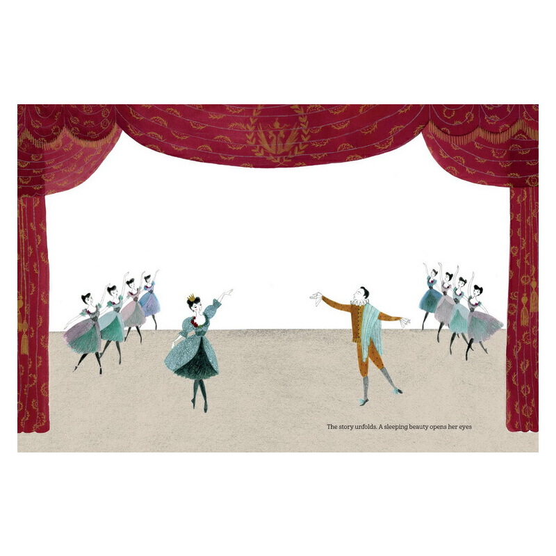 Swan The Life and Dance of Anna Pavlova 天鵝 英文原版 精裝繪本 芭蕾舞 安娜帕夫洛娃 兒童藝術啟蒙圖畫書 插畫Julie Morstad