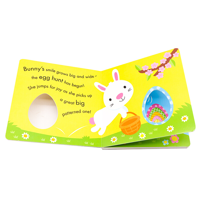 【復活節彩蛋洞洞書】Egg 英文原版My Little World An egg-citing Easter eggs-capade 復活節禮物 紙板玩具書 親子互動