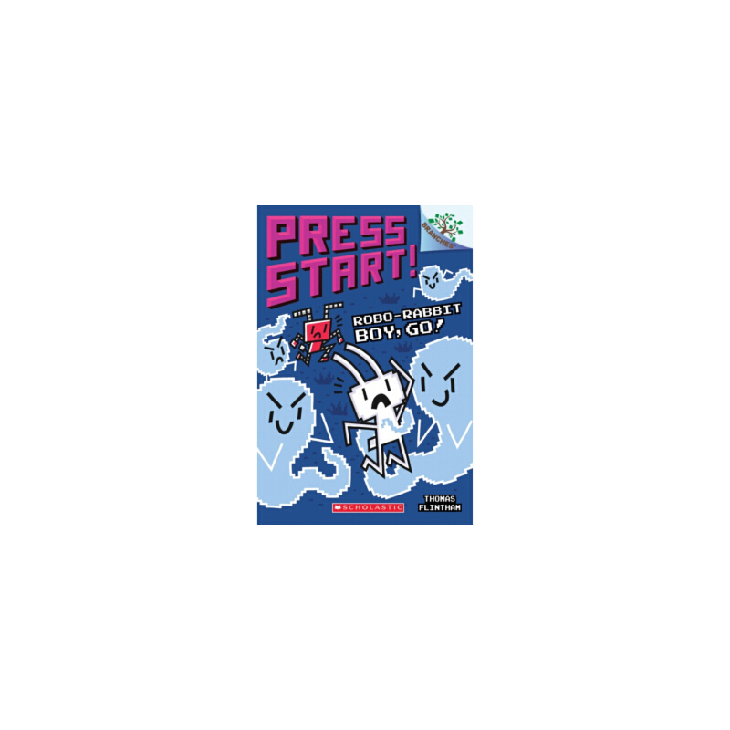英文原版繪本 方塊兔Press Start! #7:The Super Side-Quest Test! 學樂章節橋樑書大樹系列 兒童課外閲讀物 圖畫故事書
