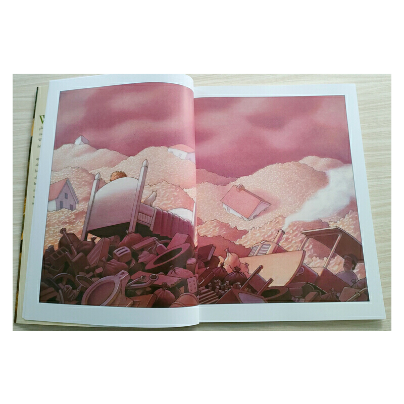 英文原版 Just a Dream 僅僅是一個夢 凱迪克金獎作者 Chris Van Allsburg 兒童冒險圖畫故事書