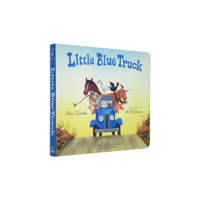 英文原版繪本 Little Blue Truck 藍色小卡車 兒童啟蒙紙板書 交通工具認知
