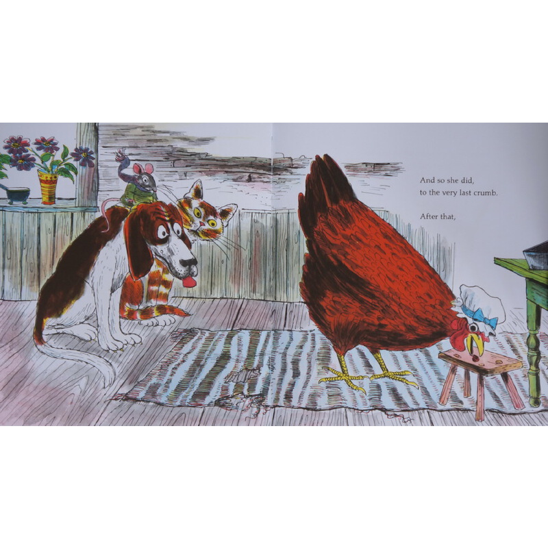 #英文原版 The Little Red Hen 小紅母雞 汪培珽1一階段 名家 Paul Galdone