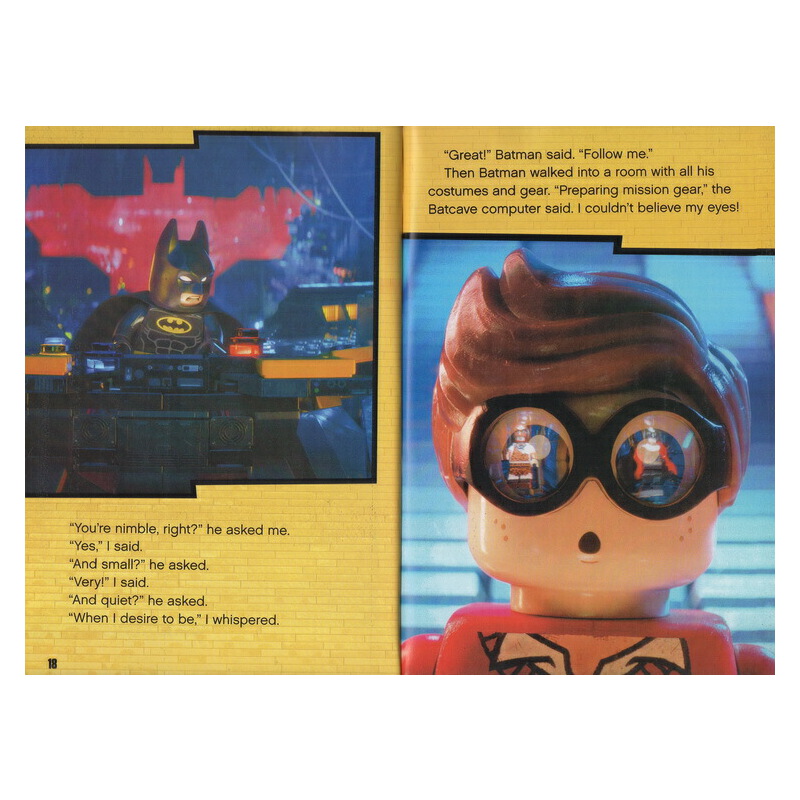 英文原版 Lego Batman Movie 4冊合售 樂高 蝙蝠俠英雄傳 大電影 分級讀物 Scholastic Readers L2