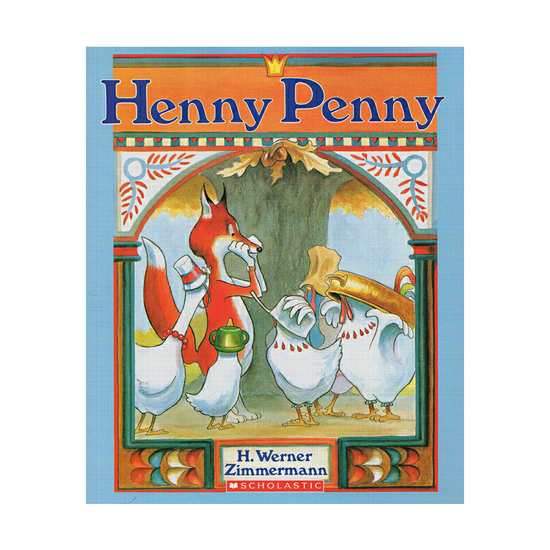 #點讀版 英文原版 Henny Penny 小母雞潘妮 兒童啟蒙繪本 廖彩杏有聲書單 邊聽邊學 兒童英文學習 圖畫故事書
