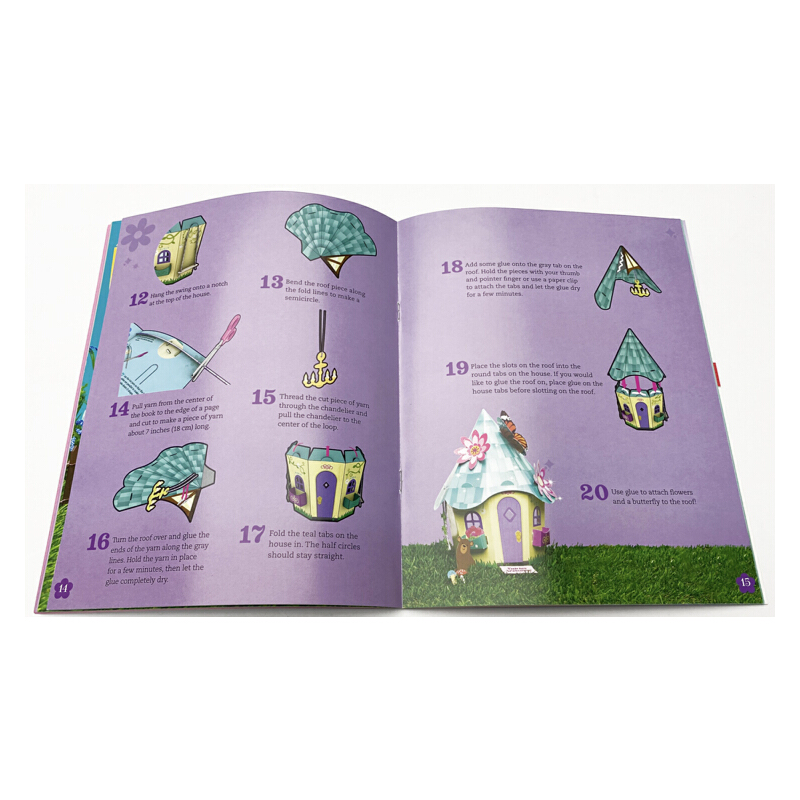 英文原版 Klutz Enchanted Fairy House: Magical Garden 製作魔法仙女屋 培養孩子動手能力 手工製作 附帶製作材料 兒童手工
