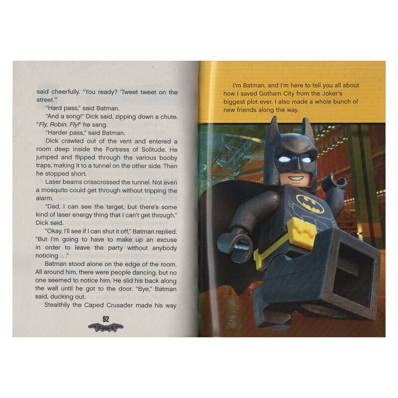 英文原版 The Lego Batman Movie Junior Novel 樂高蝙蝠俠大電影 兒童課外閲讀小説