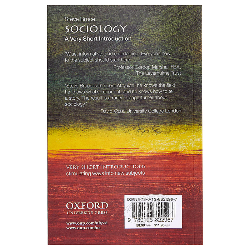 社會學（牛津通識讀本）英文原版 Sociology: A Very Short Introduction