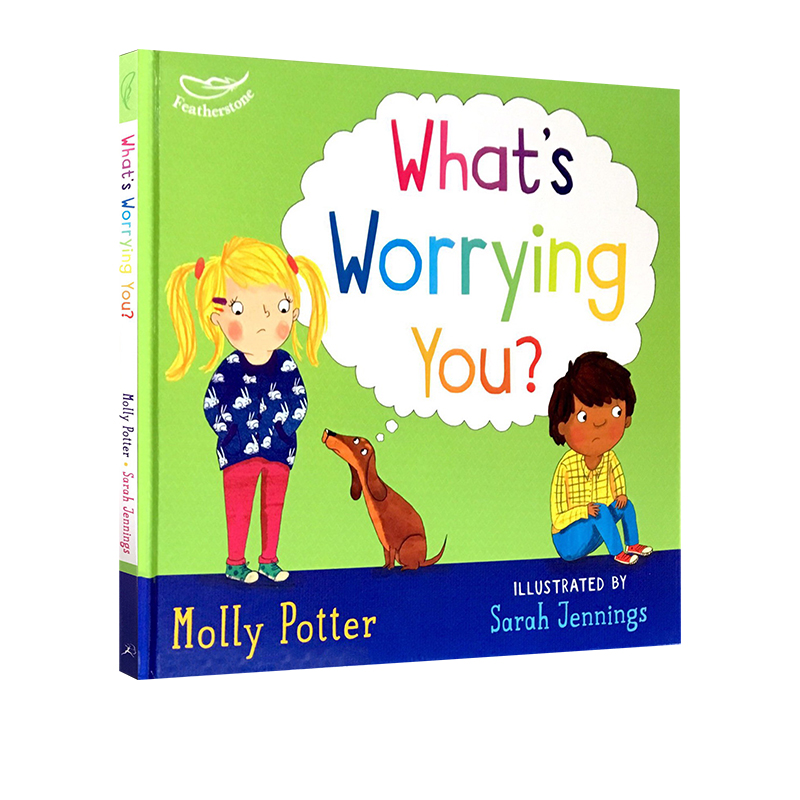 英文原版繪本3 6歲 What's worrying you 你在擔心什麼 精裝大開本 兒童人際交往情緒管理繪本 心理健康成長教育圖畫書