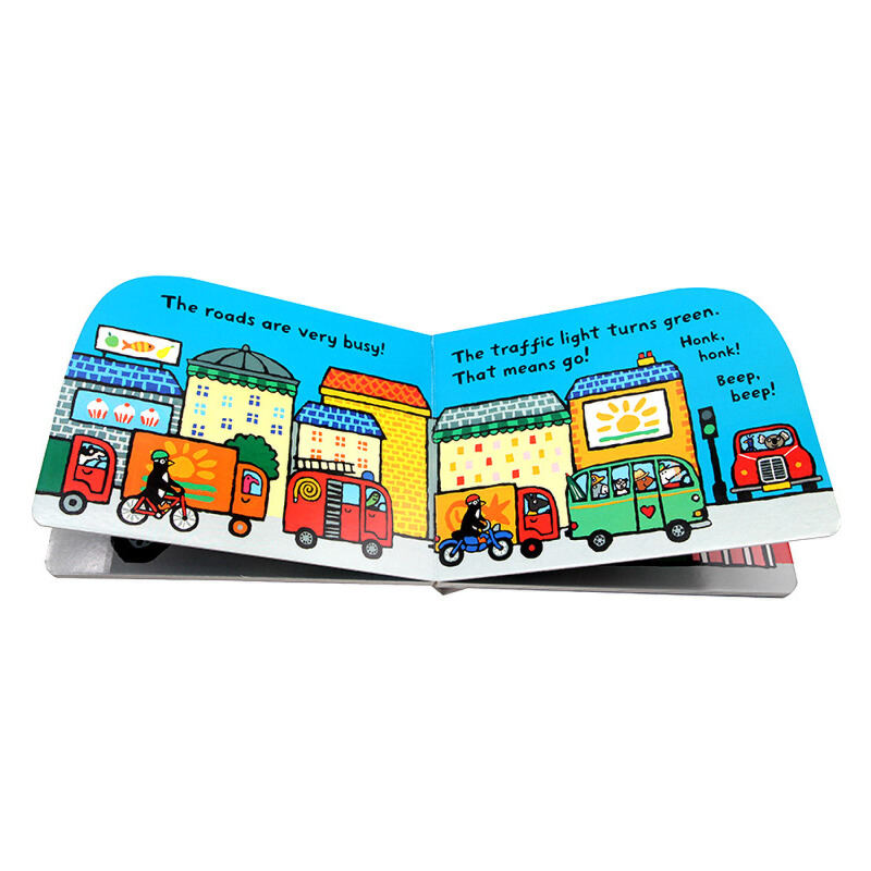 Maisy's Bus 小鼠波波 巴士 英文原版繪本 紙板巴士造型 低幼兒童啟蒙 紙板書 作者 Lucy Cousins