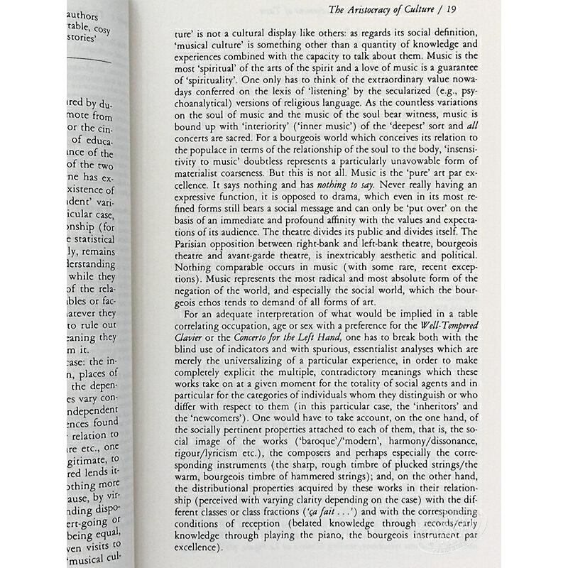 區隔 品味判斷的社會批判 Distinction 英文原版 Pierre Bourdieu