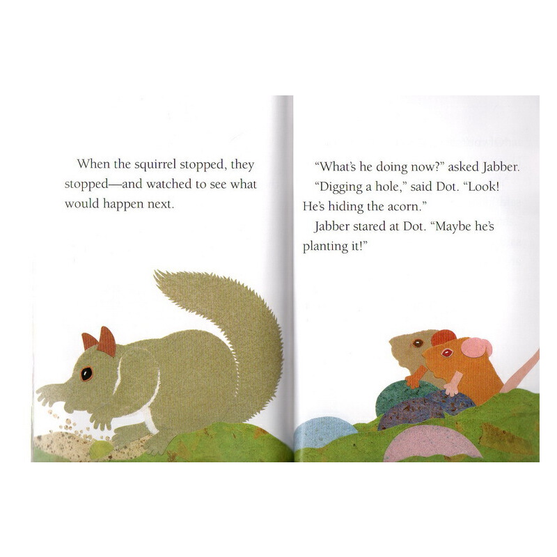 英文原版 Dot & Jabbe 2冊合售 Ellen Stoll Walsh 兒童動物分級讀物繪本 Green Light Readers L2