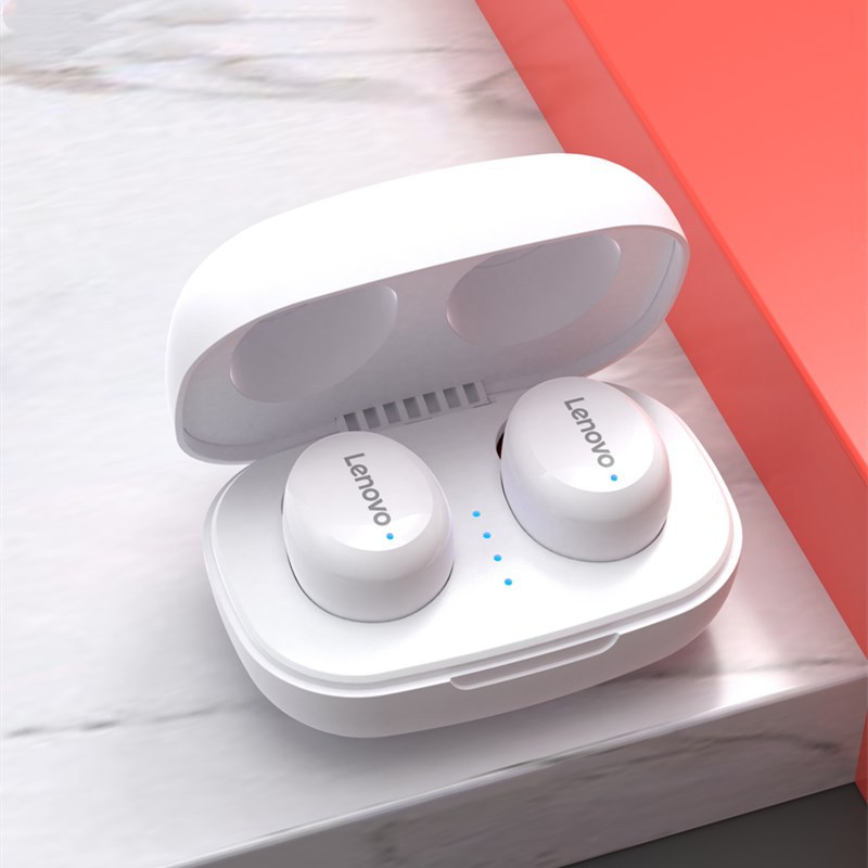 適用於聯想無線5.0藍牙耳機TWS雙耳帶電量顯示 觸控運動無線耳機