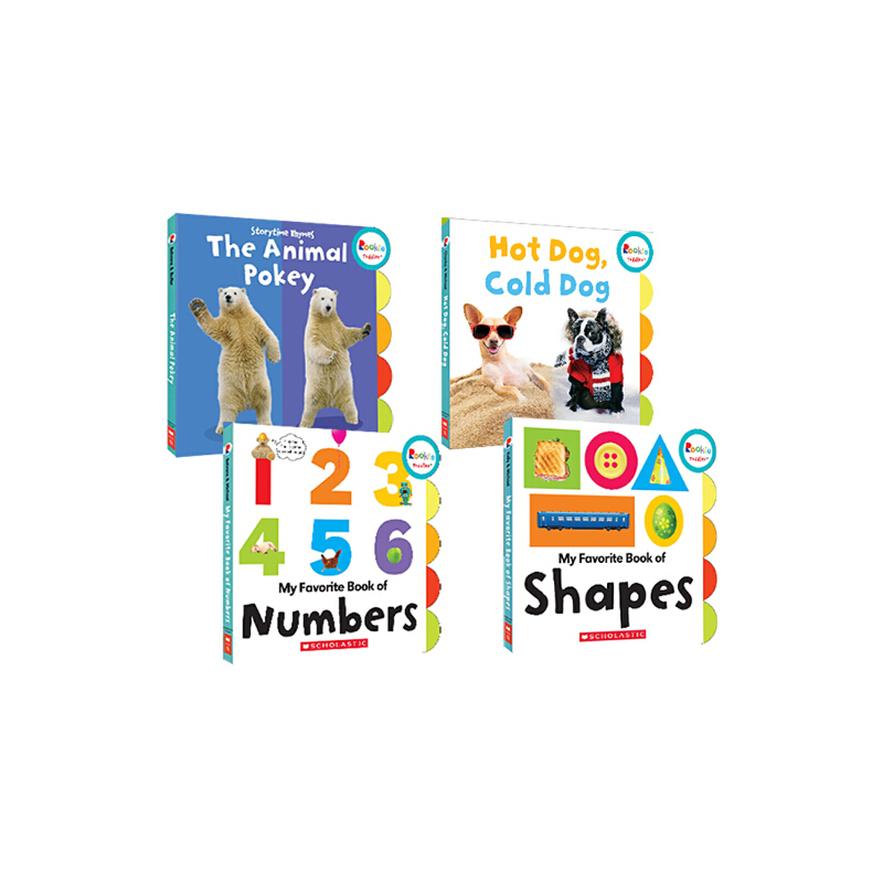 英文原版 Rookie Toddler Colors in the Cold 紙板書 4冊合售 科學數學啟蒙學習 兒童基礎認知 圖畫圖解 STEAM體系 Scholastic