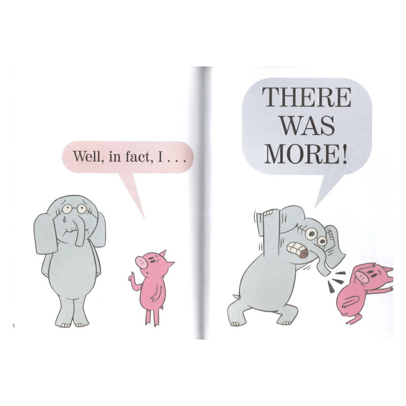 英文原版繪本 An Elephant and Piggie Book 1-8 小豬小象8冊 兒童情商教育