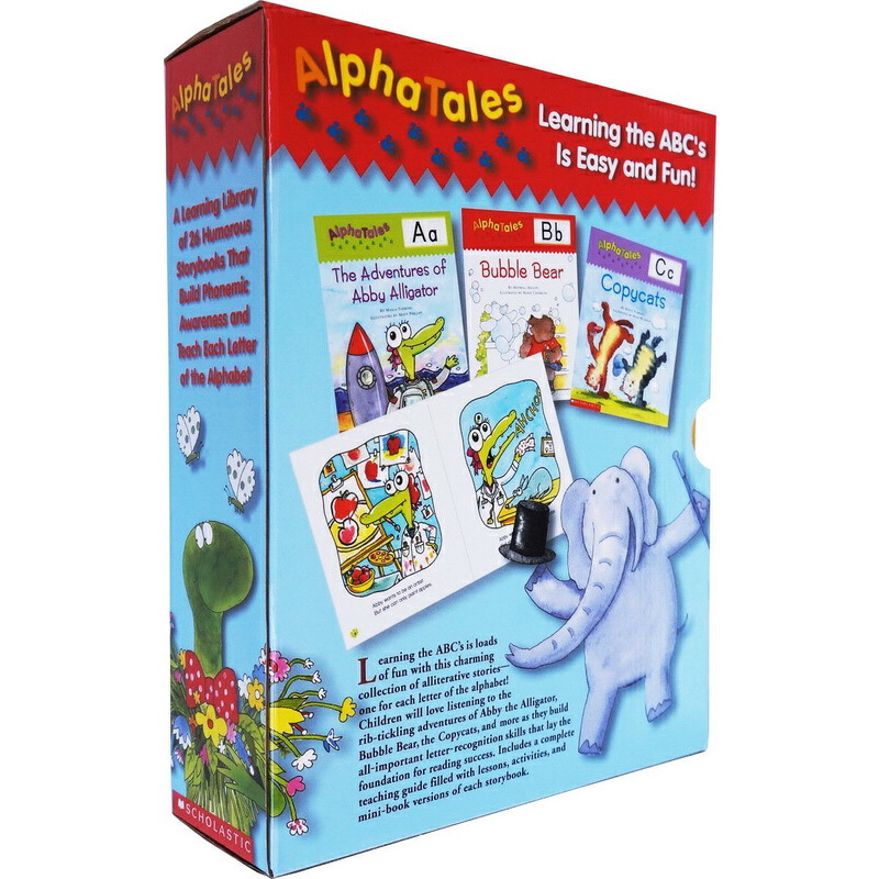 英文原版 Alphatales A to Z Tales 趣味認知字母故事繪本 26冊禮盒裝