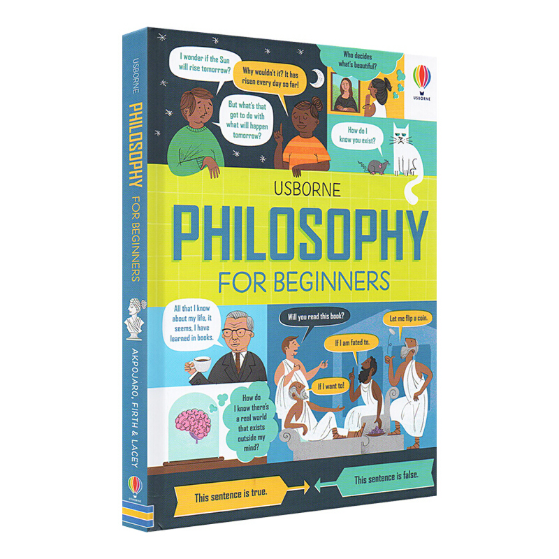 讀懂哲學 Usborne Philosophy for Beginners 英文原版 兒童英語啟蒙繪本 少兒科學科普讀物 尤斯伯恩
