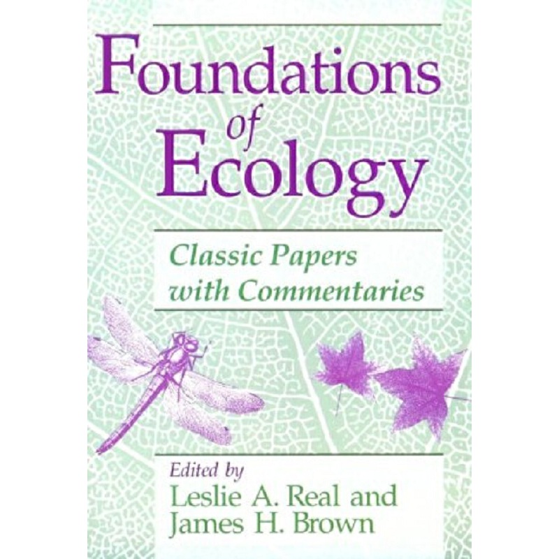 生態學基礎 英文原版 Foundations of Ecology 科普 地理 生態與環境 Leslie A. Real