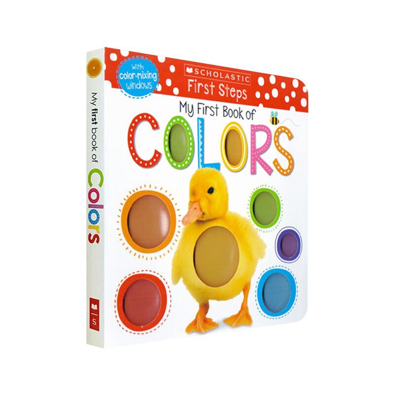 英文原版 My First Book of Colors 幼兒啟蒙早教繪本 顏色認知 紙板書 Scholastic Early Learners 學樂小小讀者系列