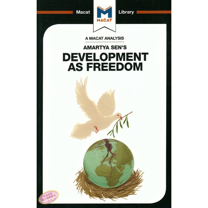 發展為自由 MACAT解讀系列 英文原版 Development as Freedom The Macat Library Janna Miletzki Nick Broten