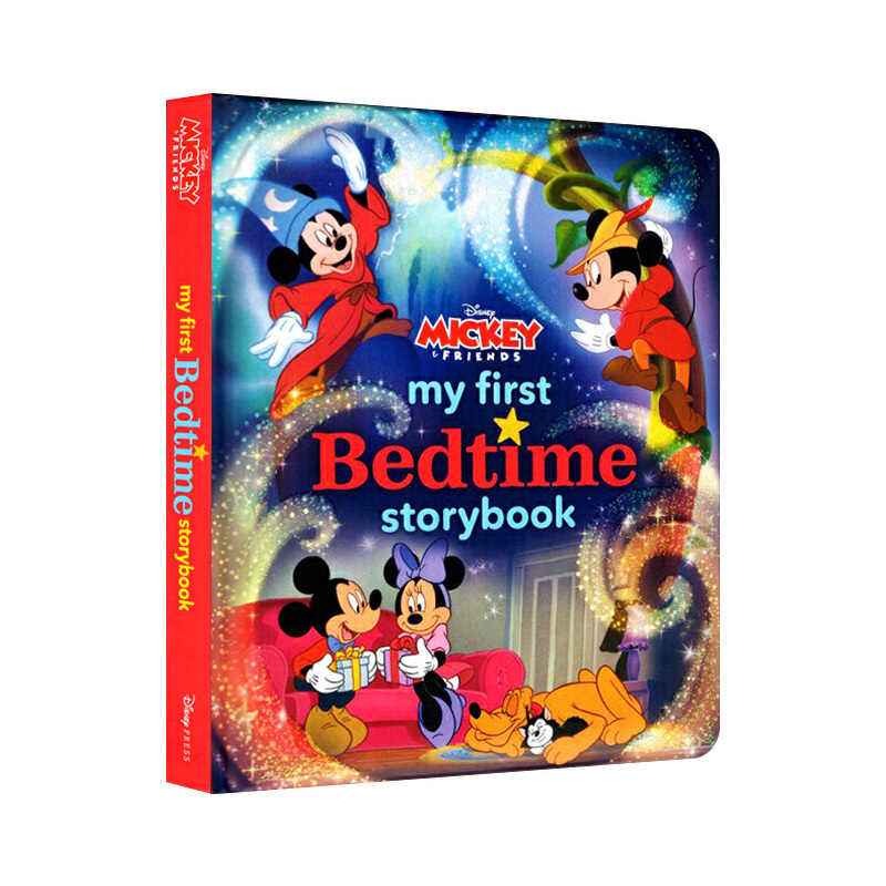 My First Mickey Mouse Bedtime Storybook 迪士尼米奇老鼠親子睡前讀物 英文原版 精裝6個故事合集