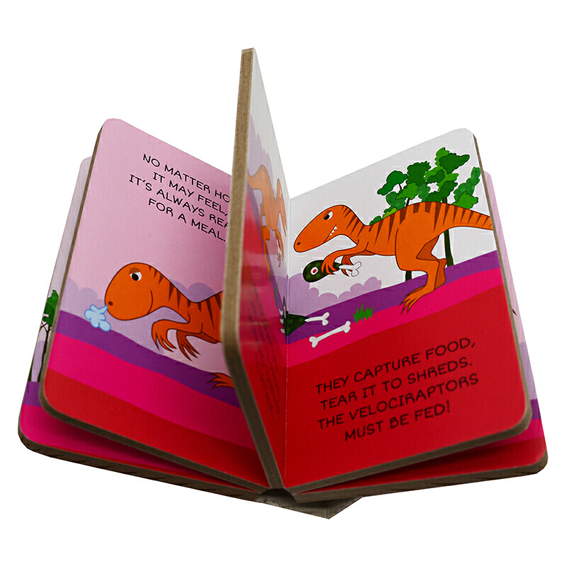 英文原版 My First Library系列 Dinosaurs 8冊紙板書 禮盒裝 各種各樣的恐龍 幼兒啟蒙認知 Sassi出品
